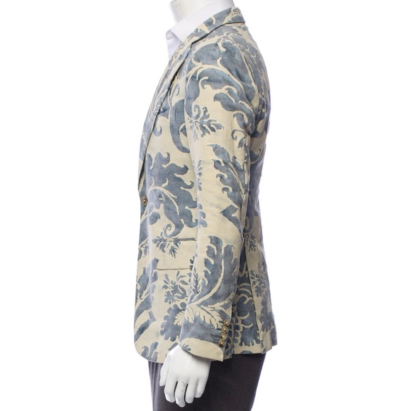 MUSIKA FRÈRE - Floral (Damask) Print Blazer - Picture 9 of 11